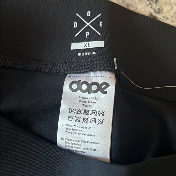 Nwt DOPE  Snuggle base Layer pants XL - Picture 8 of 9